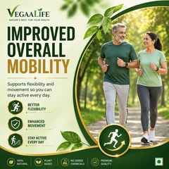 VegaaLife Backbone Plus – Advanced Plant-Based Nutrition for Spine Health & Strong Bones (120 Tablets)