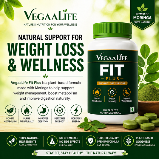 Best Natural Weight Loss Supplement in India: How VegaaLife Fit Plus Helps Burn Belly Fat Fast