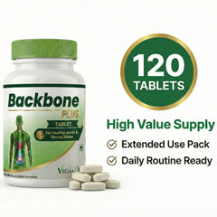 VegaaLife Backbone Plus – Advanced Plant-Based Nutrition for Spine Health & Strong Bones (120 Tablets)