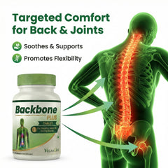 VegaaLife Backbone Plus – Advanced Plant-Based Nutrition for Spine Health & Strong Bones (120 Tablets)