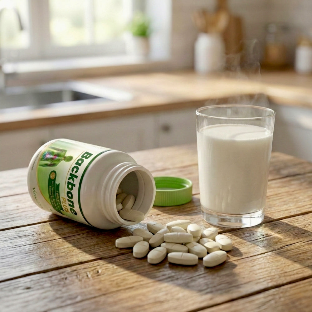 VegaaLife Backbone Plus – Advanced Plant-Based Nutrition for Spine Health & Strong Bones (120 Tablets)