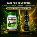 Back Bone Plus Tablet & Back Bone Oil Combo – Natural Relief For Back Pain, Spine Discomfort, And Muscle Aches