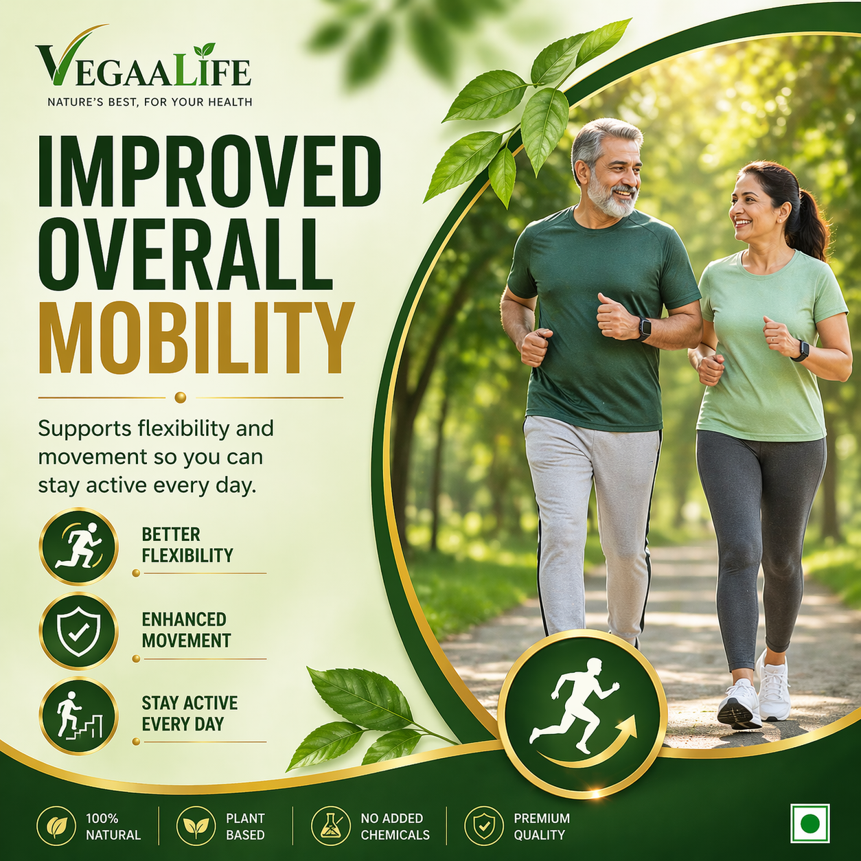 VegaaLife Backbone Plus – Advanced Plant-Based Nutrition for Spine Health & Strong Bones (120 Tablets)